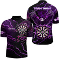 Personalized Thunder Lightning Eagle Purple Darts and Dart Team