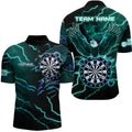 Personalized Thunder Lightning Eagle Turquoise Darts and Dart