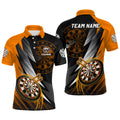 Personalized Orange Black Darts and Custom Dart Dart