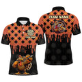 Personalized Orange Black Funny Turkey Pumpkin Dart, Thanksgiving Dart Gift