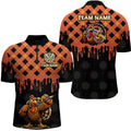 Personalized Orange Black Funny Turkey Pumpkin Dart, Thanksgiving Dart Gift