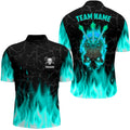 Fire Flame Skull Darts and Custom Scary Darts Team | Turquoise