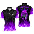 Fire Flame Skull Darts and Custom Scary Darts Team | Purple