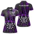 Funny Claw Darts Board Custom Purple Dart, Personalized Darts League Team
