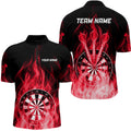 Fire Flame Dartboard 3D Darts and Custom Dart Dart |Red