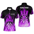 Fire Flame Dartboard 3D Darts and Custom Dart Dart |Purple