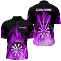 Fire Flame Dartboard 3D Darts and Custom Dart Dart |Purple