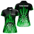 Fire Flame Dartboard 3D Darts and Custom Dart Dart |Green