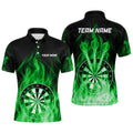Fire Flame Dartboard 3D Darts and Custom Dart Dart |Green