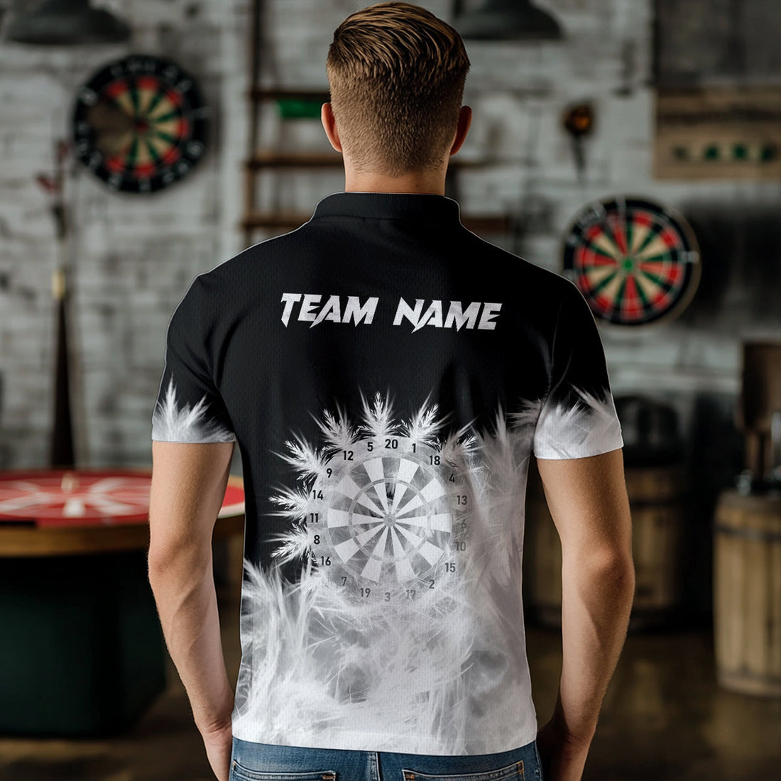 Icy Black White Light Men Darts and Custom Dart For Team Dart