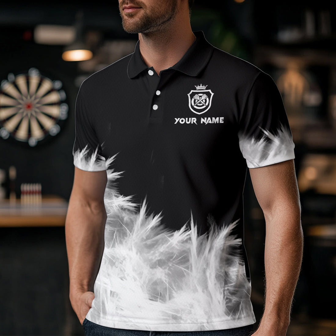 Icy Black White Light Men Darts and Custom Dart For Team Dart