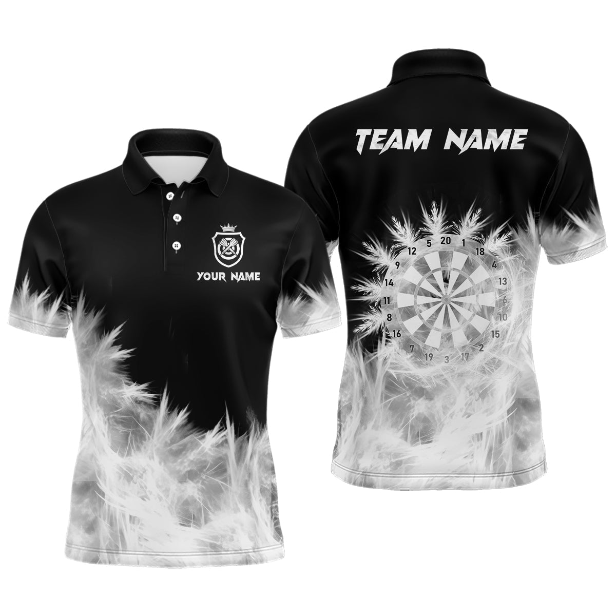 Icy Black White Light Men Darts and Custom Dart For Team Dart