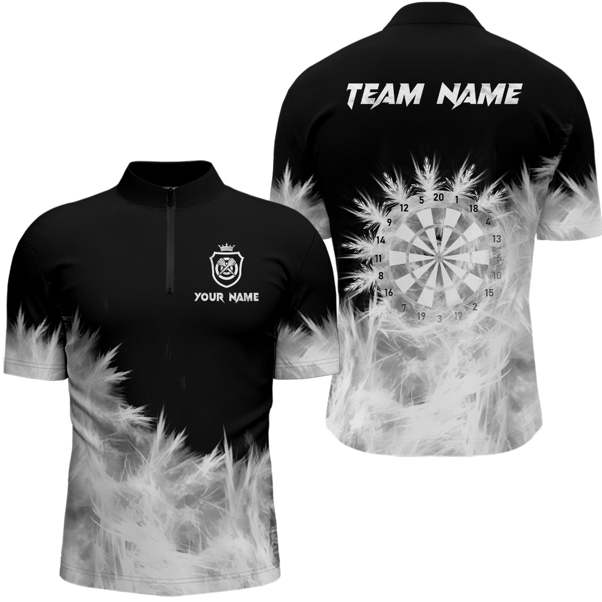 Icy Black White Light Men Darts and Custom Dart For Team Dart
