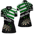 Personalized US Flag St Patrick Day Dart Custom Patriotic Shamrock Darts