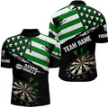 Personalized US Flag St Patrick Day Dart Custom Patriotic Shamrock Darts