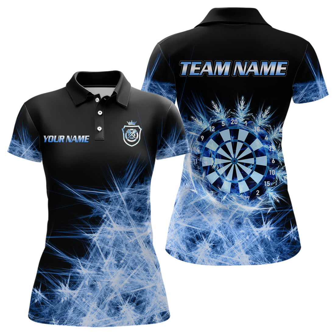 Blue Icy Light Darts and Custom Dart For Team Darts