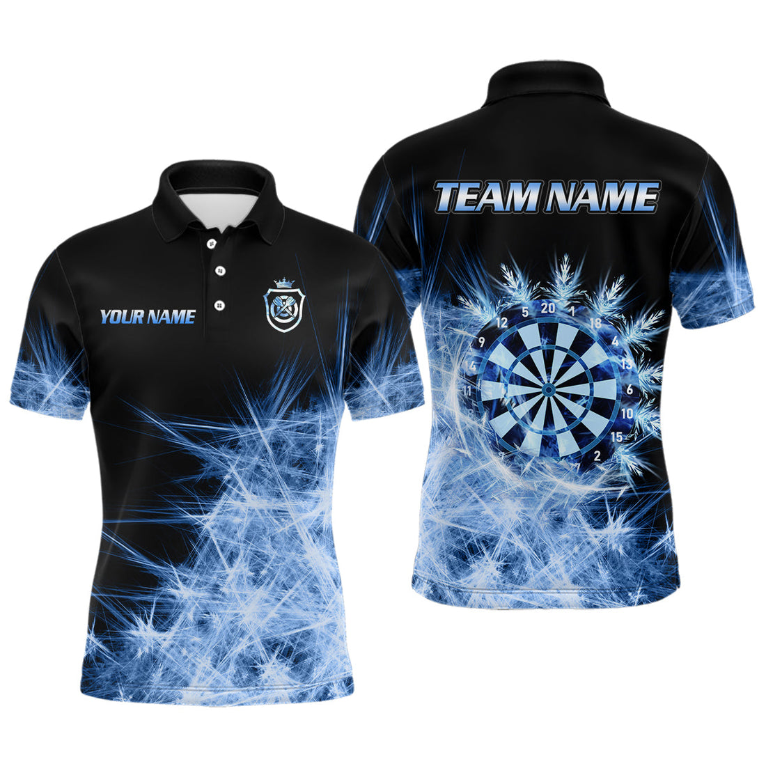 Blue Icy Light Darts and Custom Dart For Team Darts