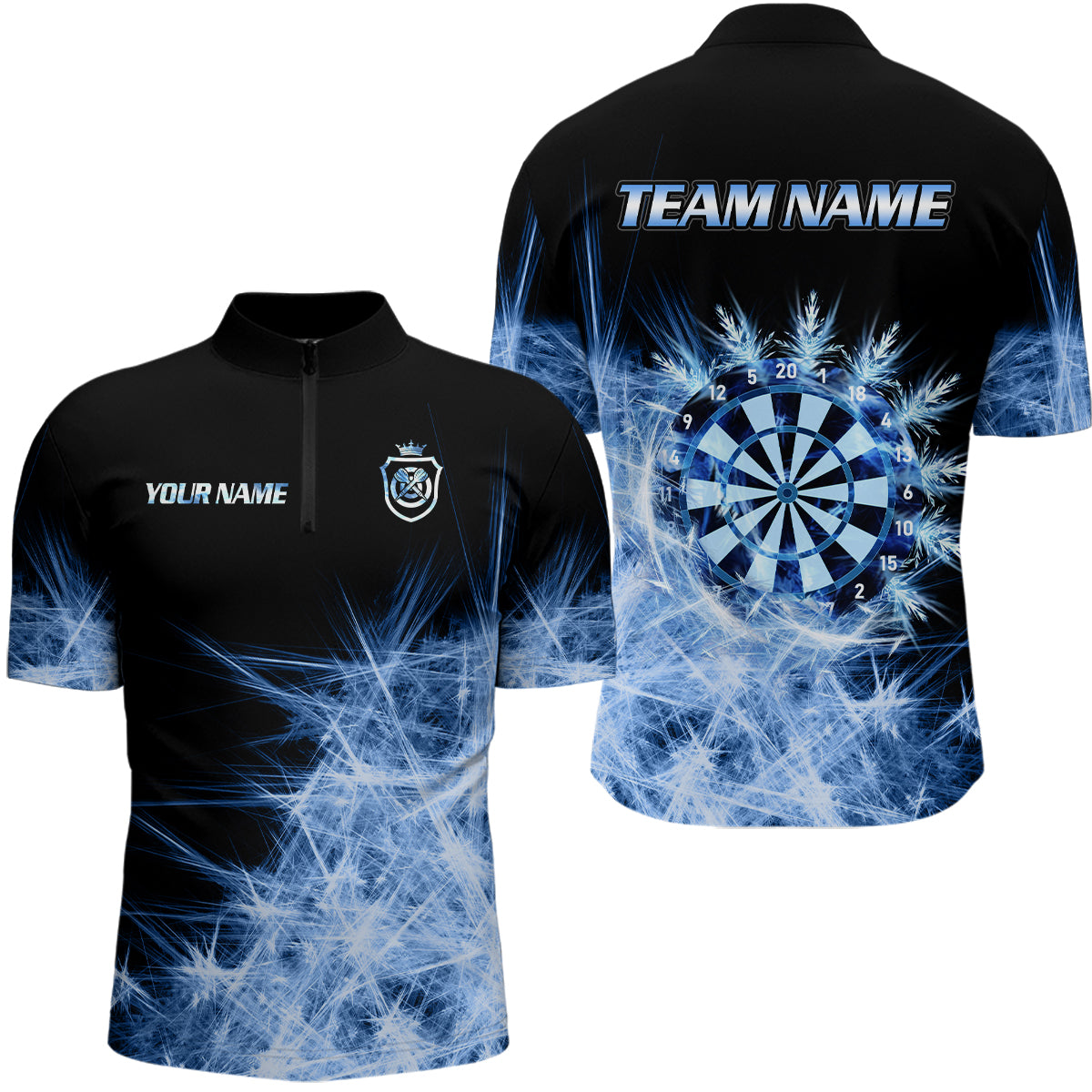 Blue Icy Light Darts and Custom Dart For Team Darts