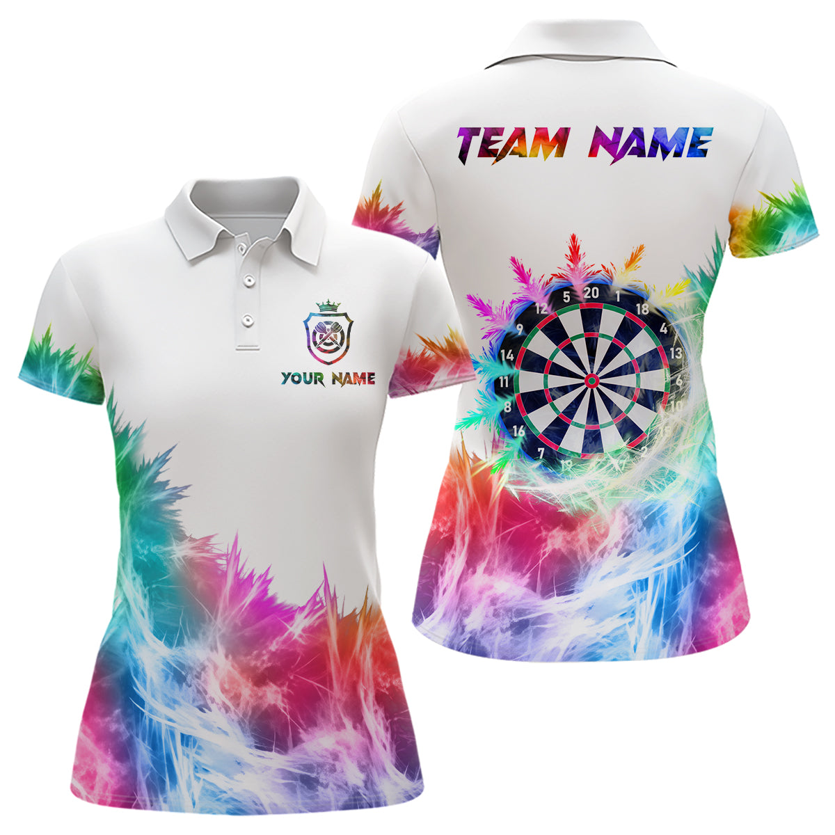 Icy Colorful Light Darts and Custom Dart For Team Darts |White