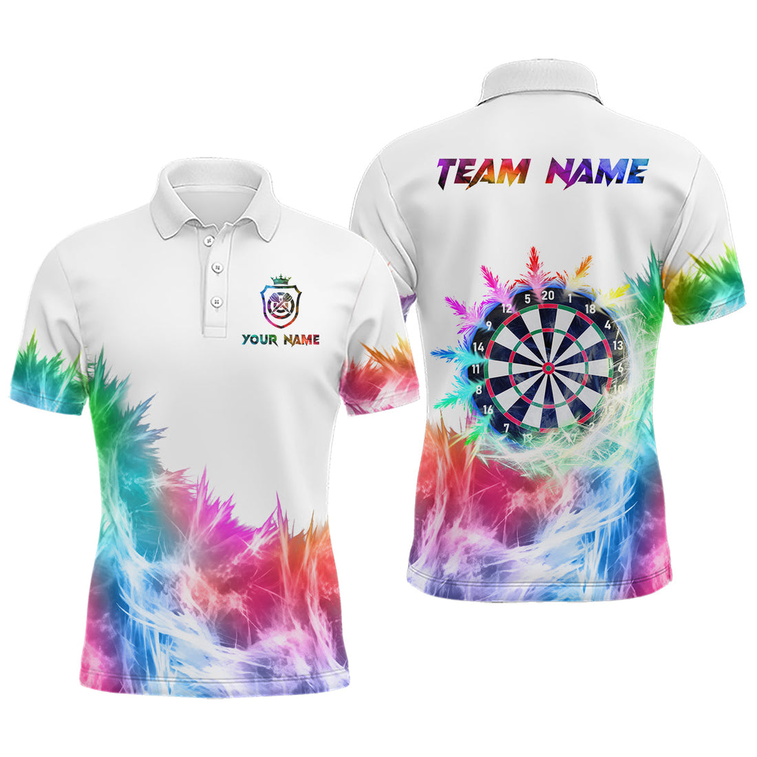 Icy Colorful Light Darts and Custom Dart For Team Darts |White