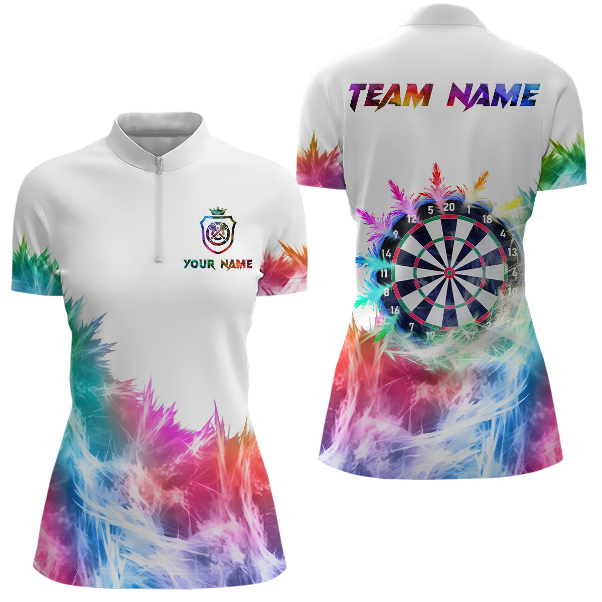 Icy Colorful Light Darts and Custom Dart For Team Darts |White