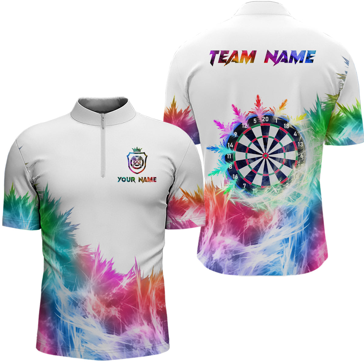 Icy Colorful Light Darts and Custom Dart For Team Darts |White