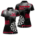 Personalized Grunge Dotted Pattern Dart and Custom Men Dart Dart | Red