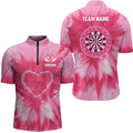 Personalized Pink Tie Dye Darts Board Men Darts Custom Darts, Gift For Darts Lover