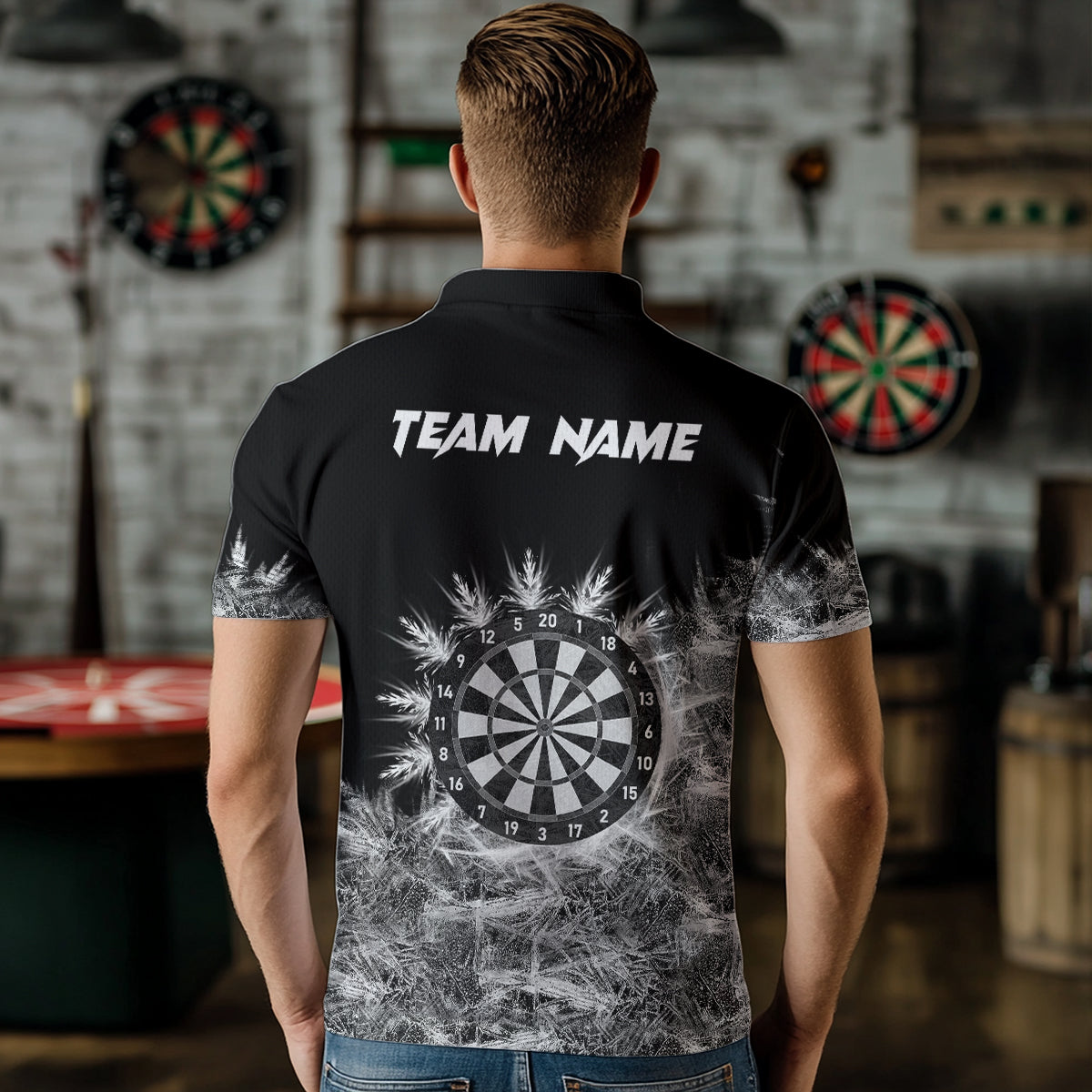 Icy Grey Light Darts and Custom Dart For Team Darts