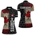 Grunge Vintage Canada Flag Custom Retro Dart, Pride Team Patriotic Dart