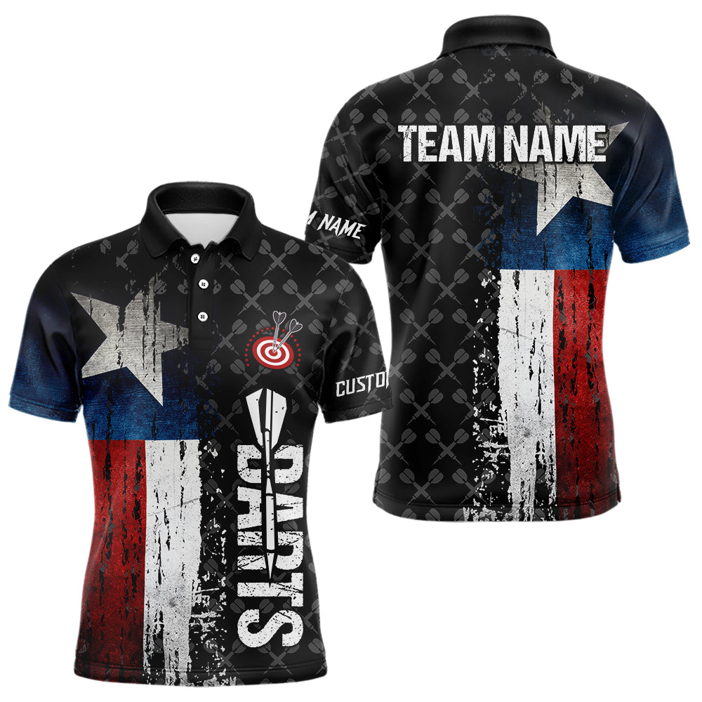 Grunge Vintage Texas Flag Custom Retro Dart, Pride Team Patriotic Dart