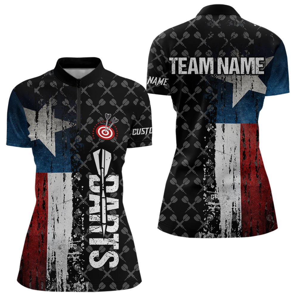 Grunge Vintage Texas Flag Custom Retro Dart, Pride Team Patriotic Dart