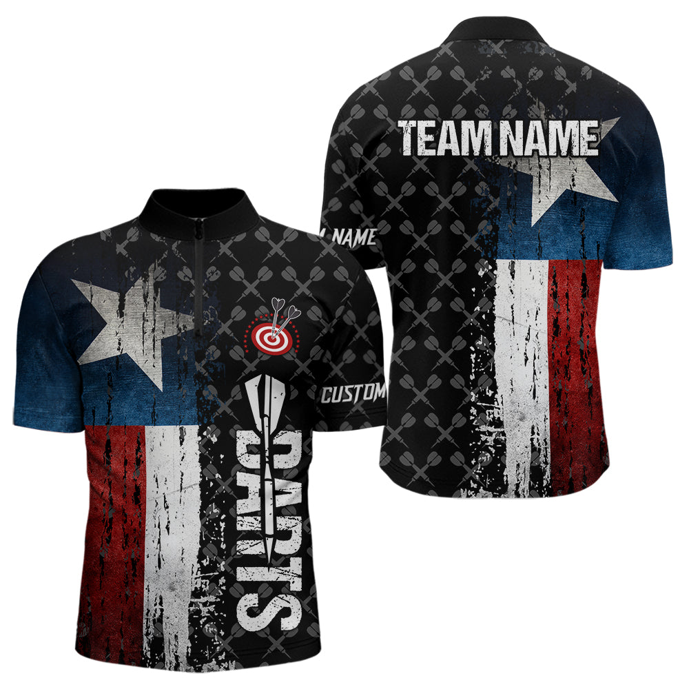 Grunge Vintage Texas Flag Custom Retro Dart, Pride Team Patriotic Dart