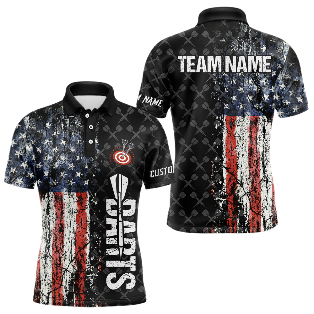 Grunge Vintage American Flag Custom Retro Dart, Pride Team Patriotic Dart