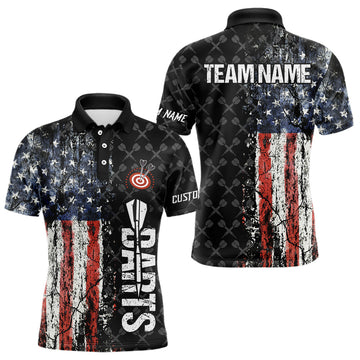 Grunge Vintage American Flag Custom Retro Dart, Pride Team Patriotic Dart