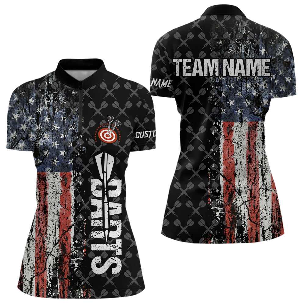 Grunge Vintage American Flag Custom Retro Dart, Pride Team Patriotic Dart
