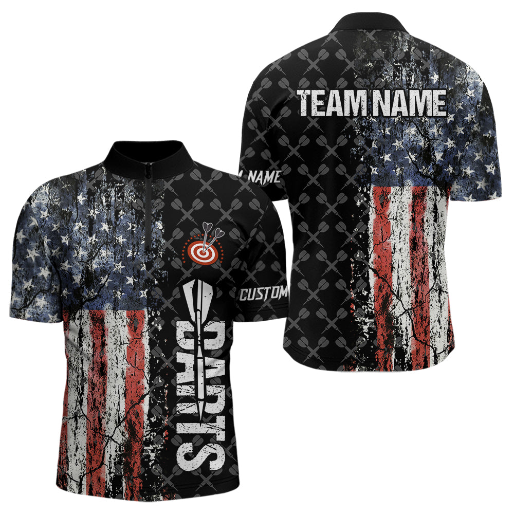 Grunge Vintage American Flag Custom Retro Dart, Pride Team Patriotic Dart
