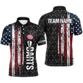 Grunge Vintage American Flag Custom Dart, Pride Team Patriotic Dart
