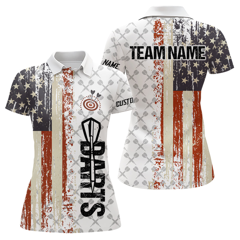 Grunge Retro US Flag Custom Dart Team Dart