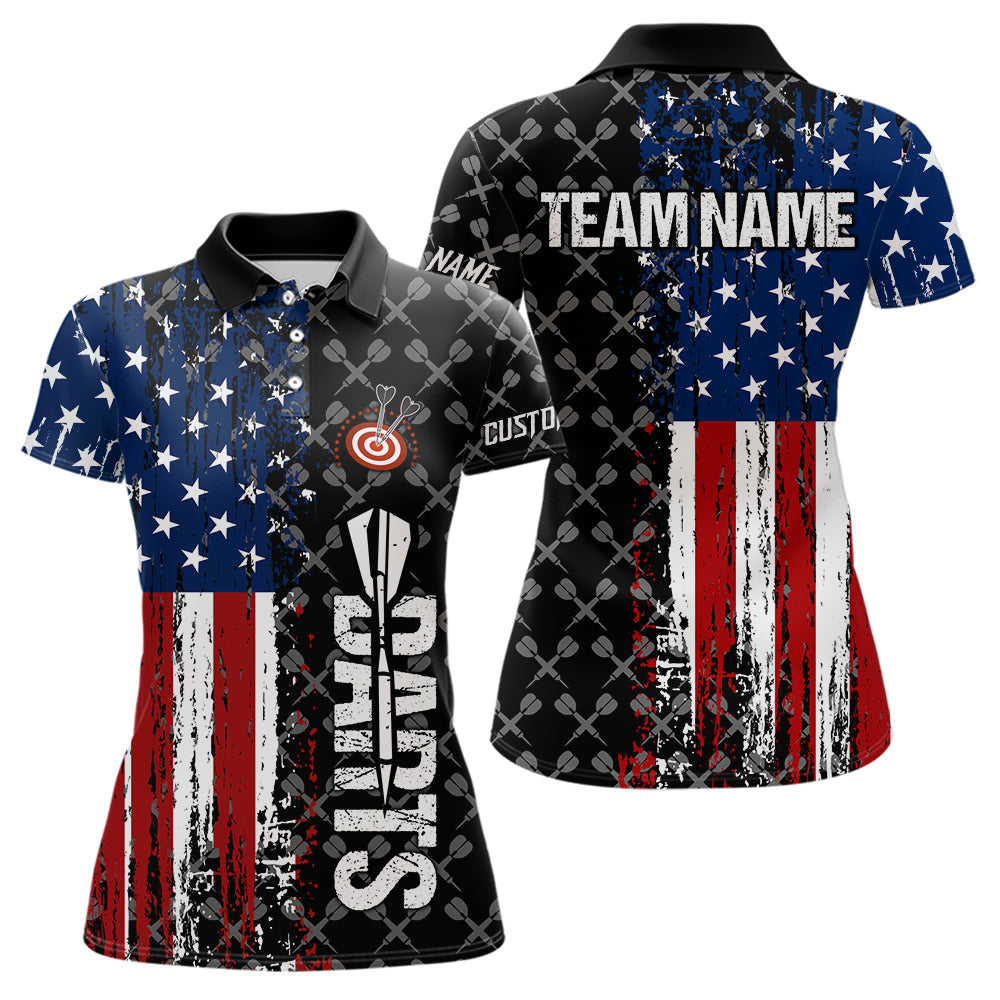Grunge Retro US Flag Custom Dart Team Dart