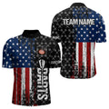 Grunge Retro US Flag Custom Dart Team Dart