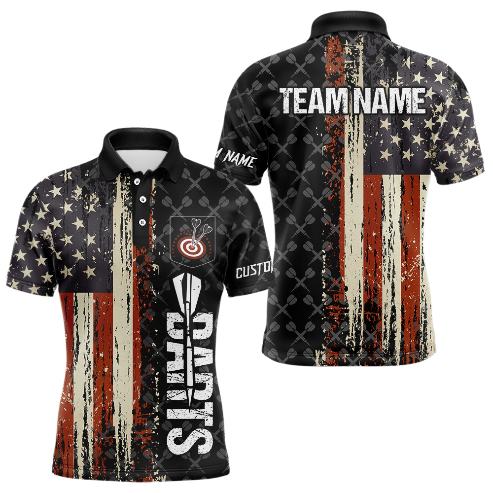 Grunge Vintage American Flag Custom Retro Dart, Pride Team Patriotic Dart