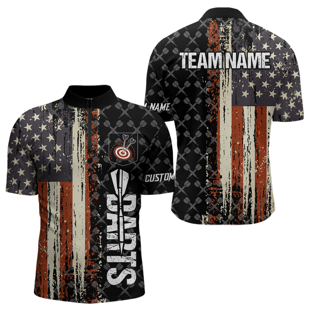 Grunge Vintage American Flag Custom Retro Dart, Pride Team Patriotic Dart