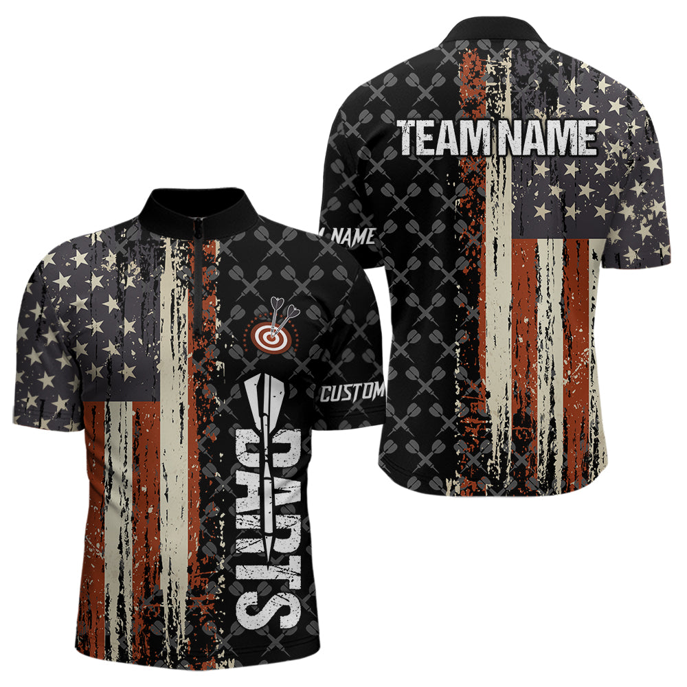 Grunge Vintage American Flag Custom Retro Dart, Pride Team Patriotic Dart