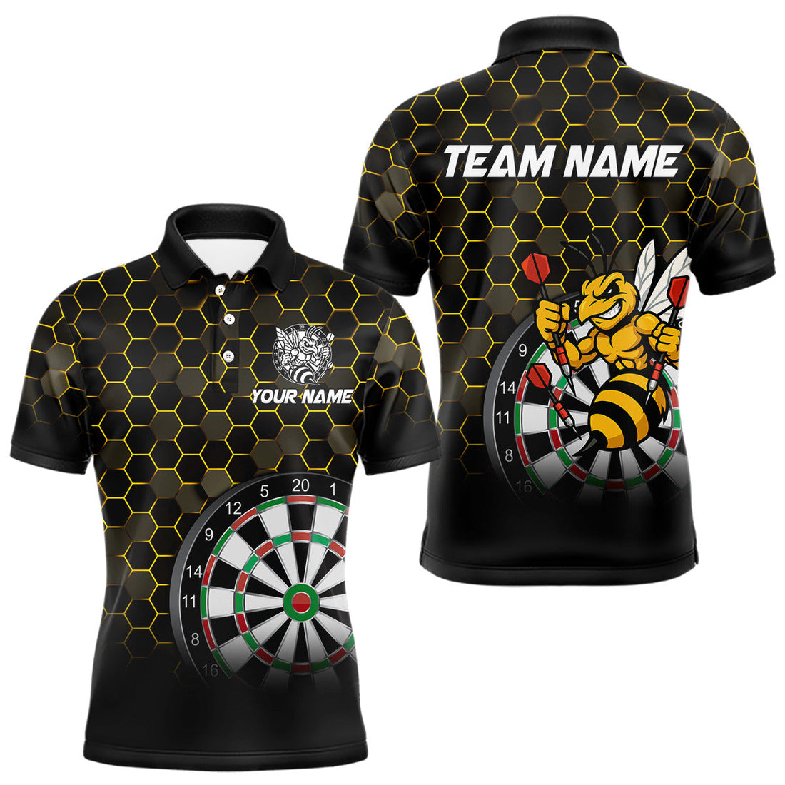 Funny Bee Hexagon Dart Custom Darts Team and