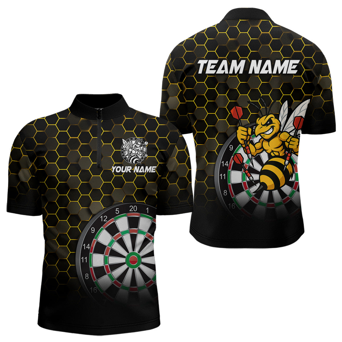 Funny Bee Hexagon Dart Custom Darts Team and