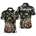 Customized 3D Darts Board Jungle Camo Men Darts and Quarter-Zip, Camo Darts