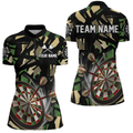 Customized 3D Darts Board Jungle Camo Men Darts and Quarter-Zip, Camo Darts