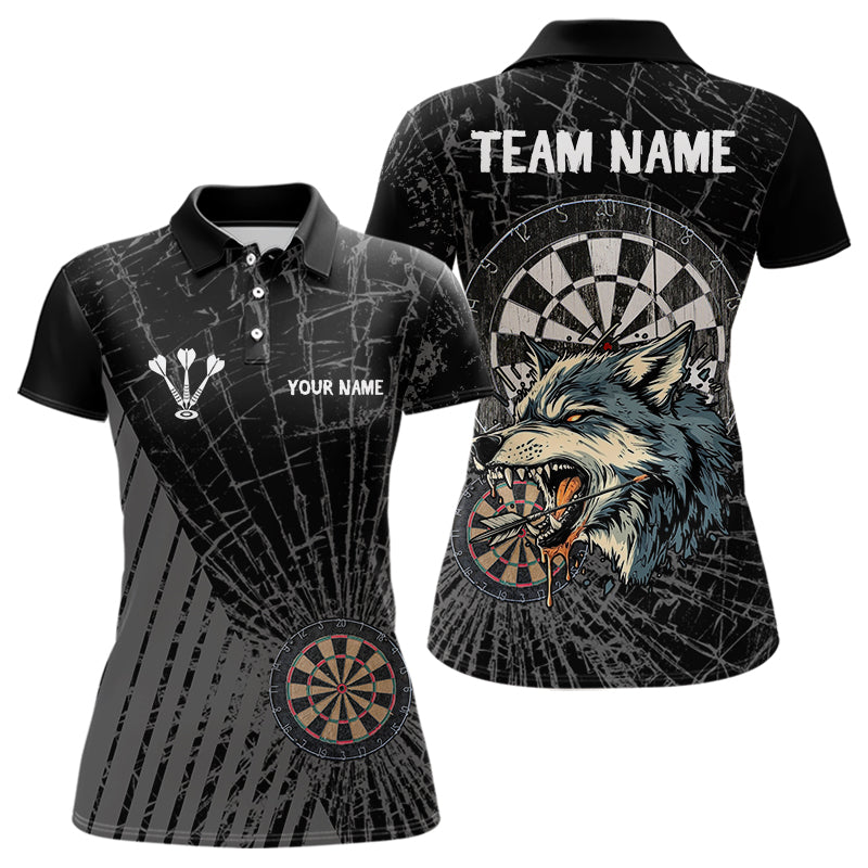 Personalized Wolf Black Darts Boards and, Dart Team NYN0001