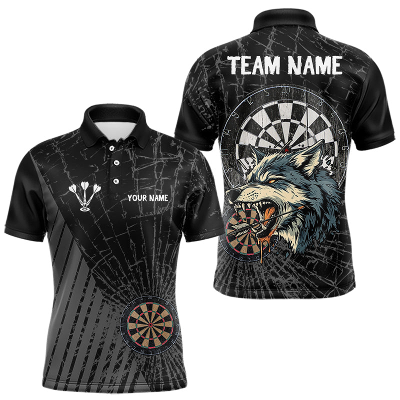 Personalized Wolf Black Darts Boards and, Dart Team NYN0001